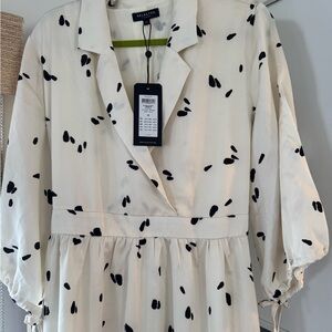 Selected Femme Cream Midi Dress